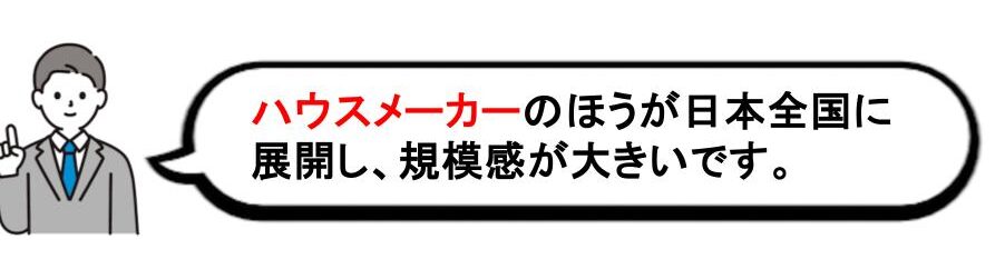 工務店とハウスメーカーの違いの画像